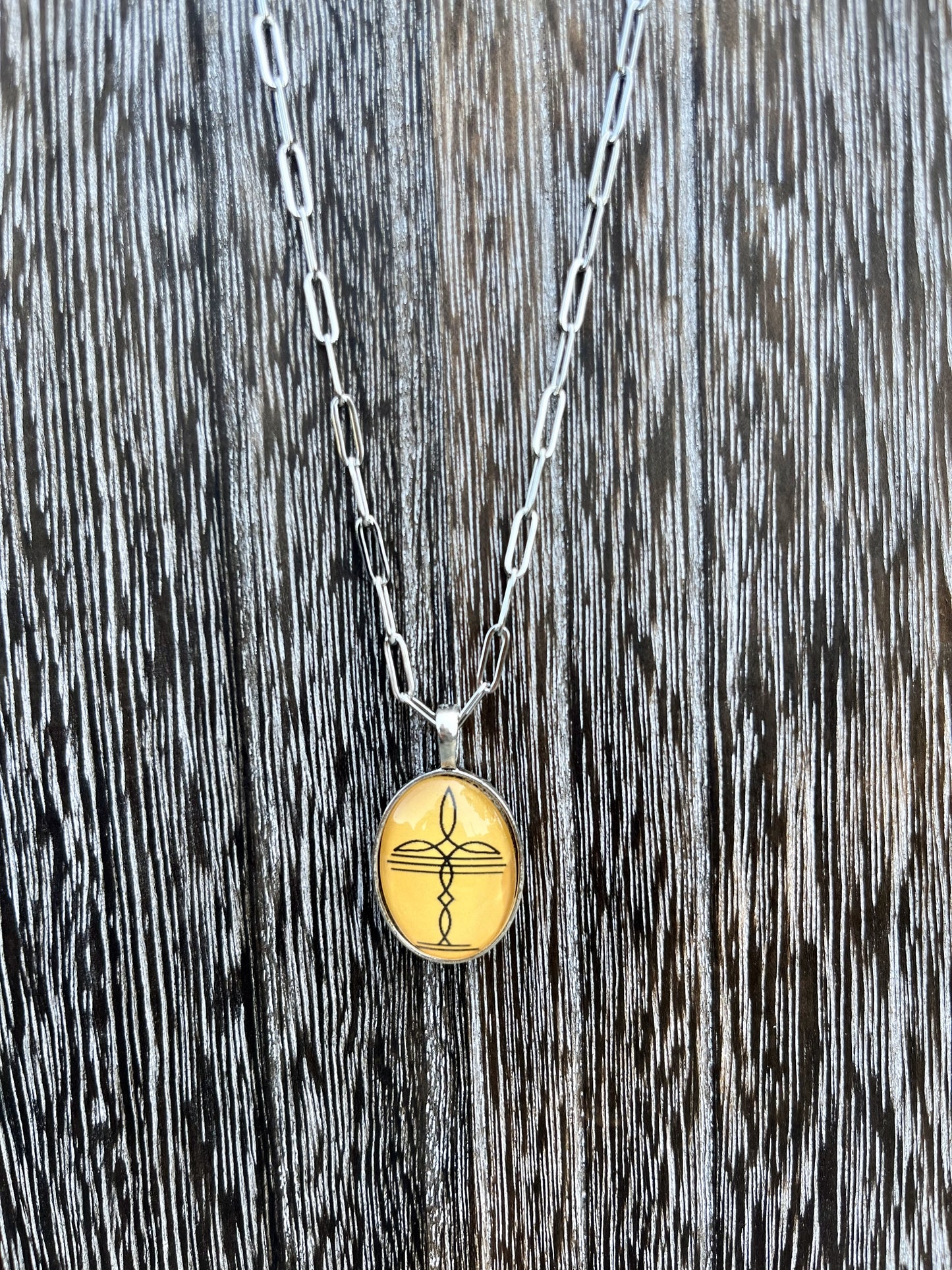 Boot Stitch 1C Necklace