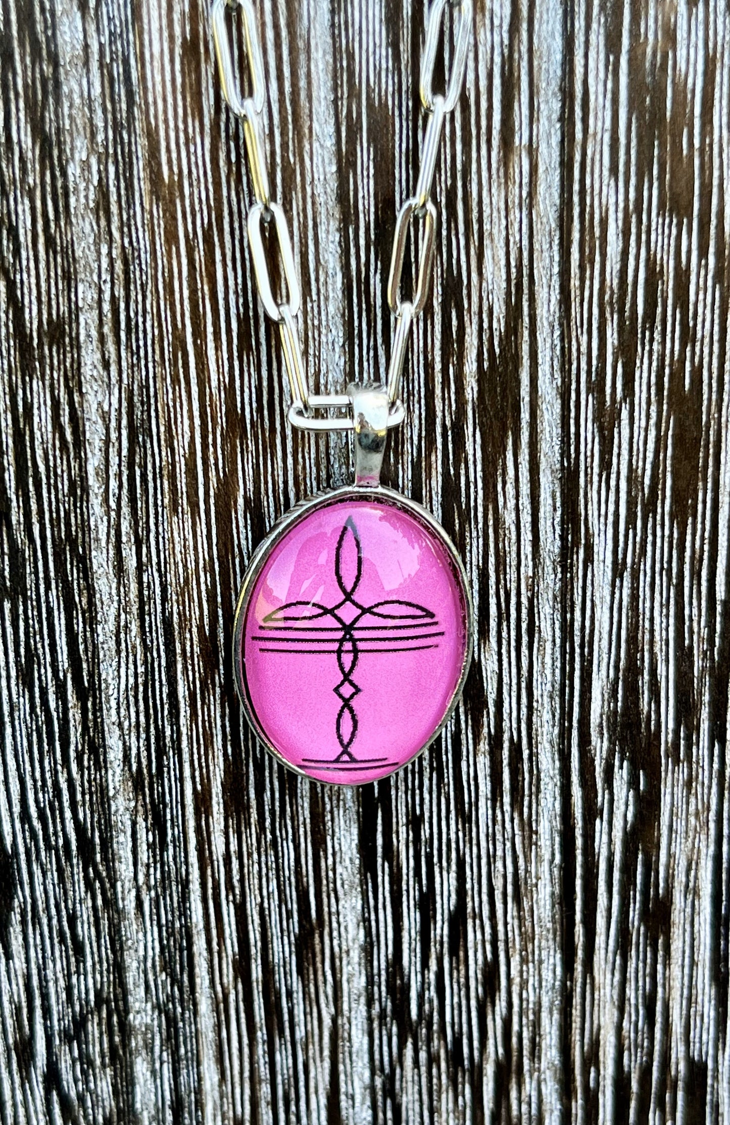 Boot Stitch 1B Necklace