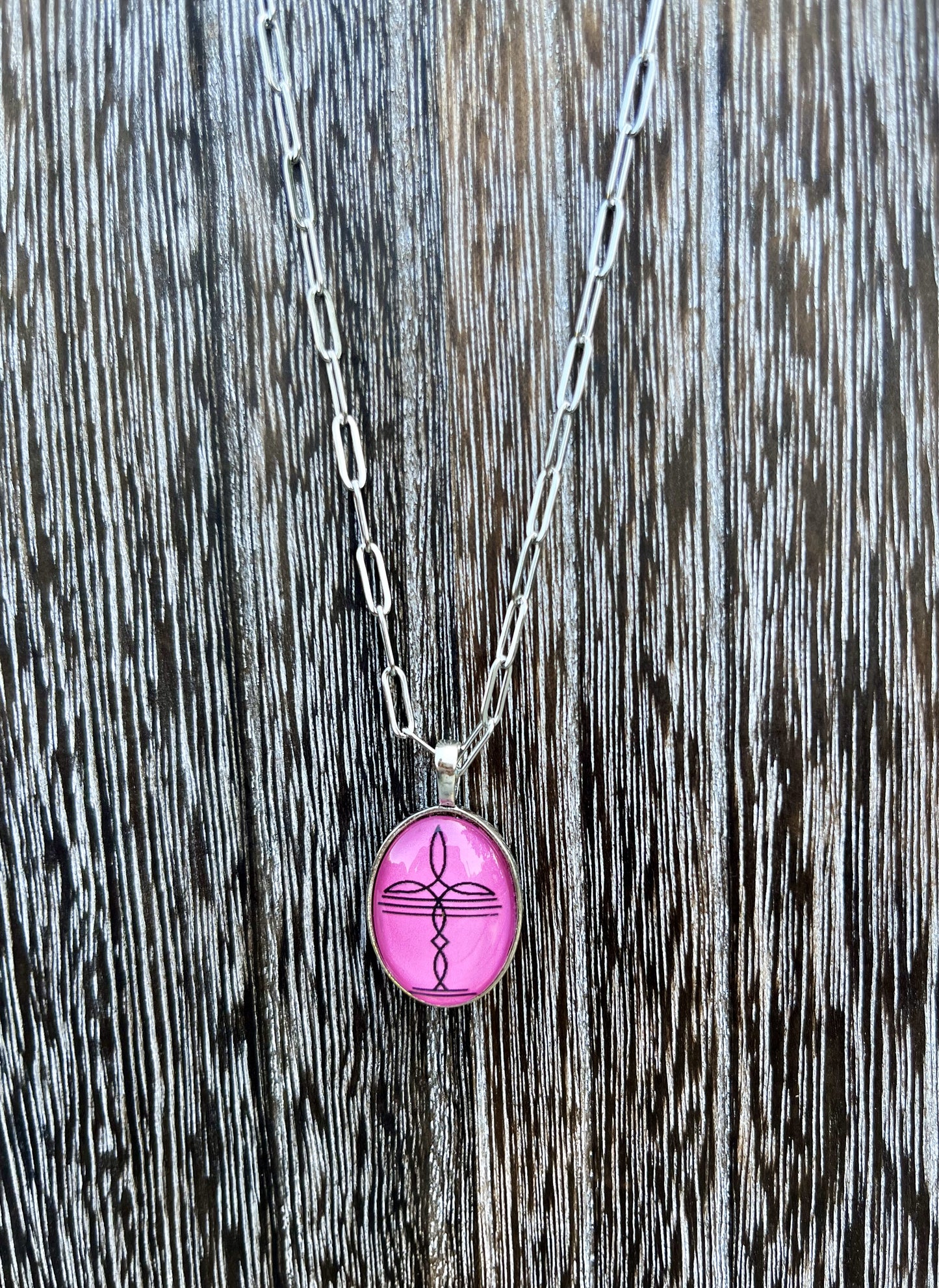 Boot Stitch 1B Necklace