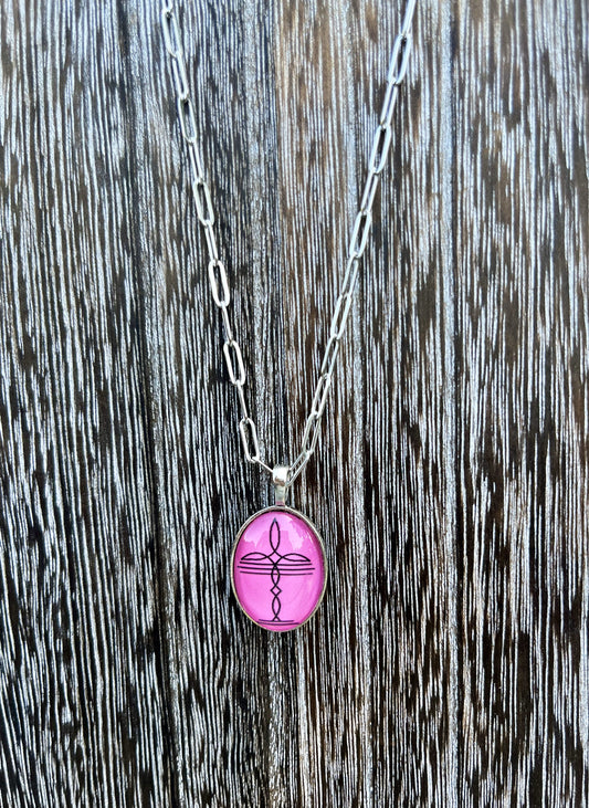 Boot Stitch 1B Necklace