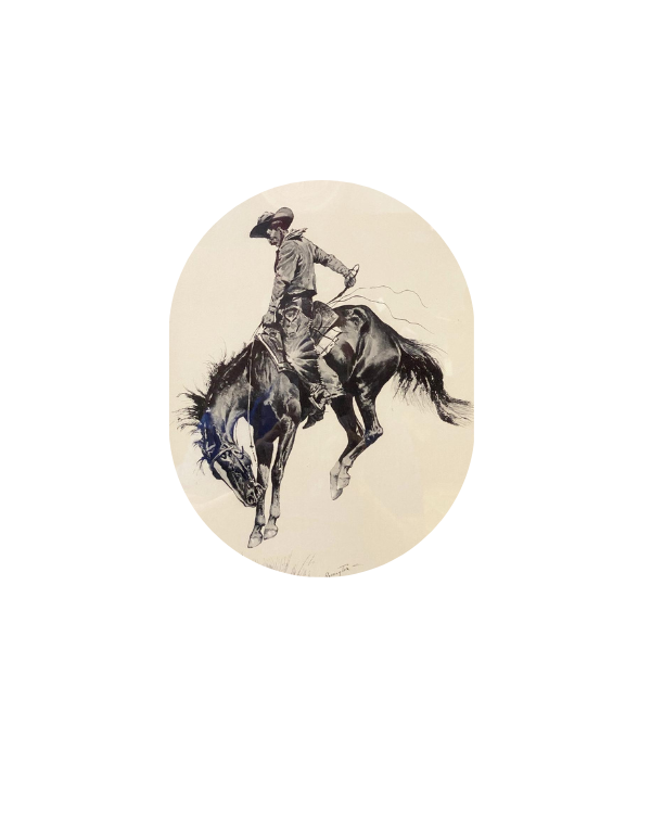Bronc Rider 1A Necklace