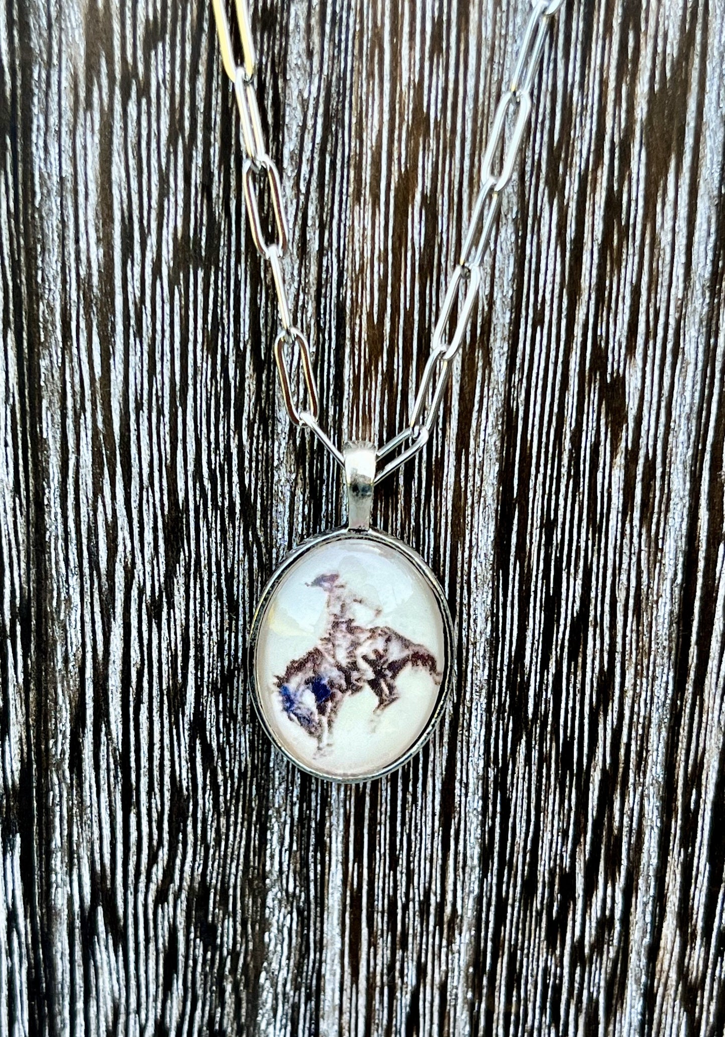 Bronc Rider 1A Necklace
