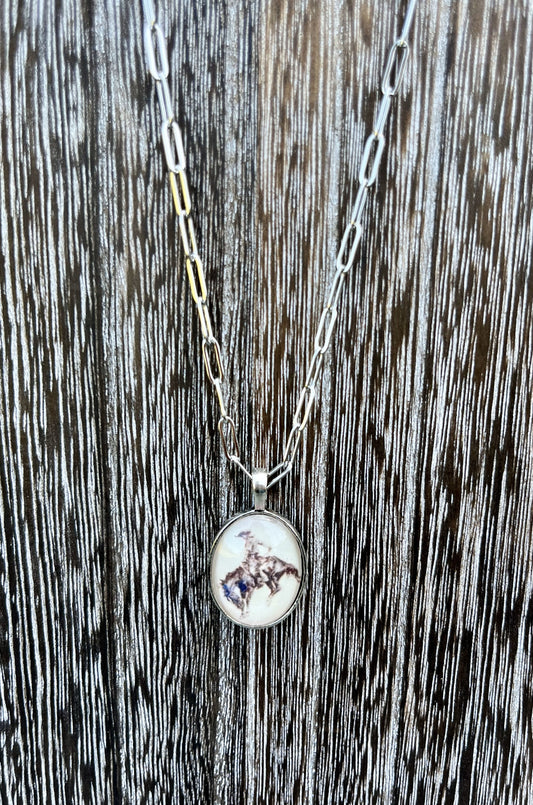 Bronc Rider 1A Necklace