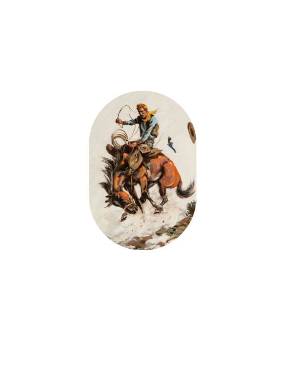 Bronc Rider 1D  Necklace