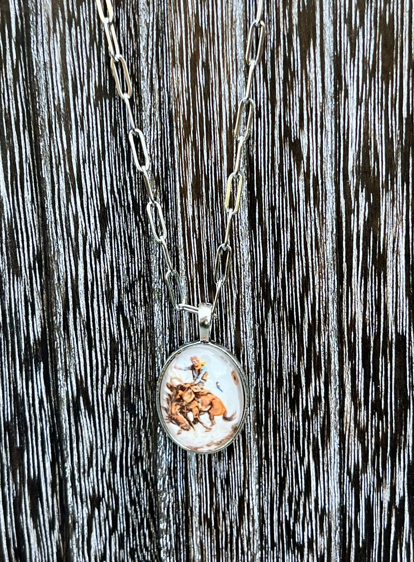Bronc Rider 1D  Necklace