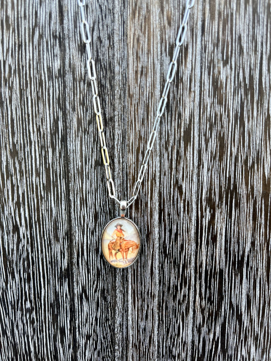 Vintage Cowgirl 1A  Necklace