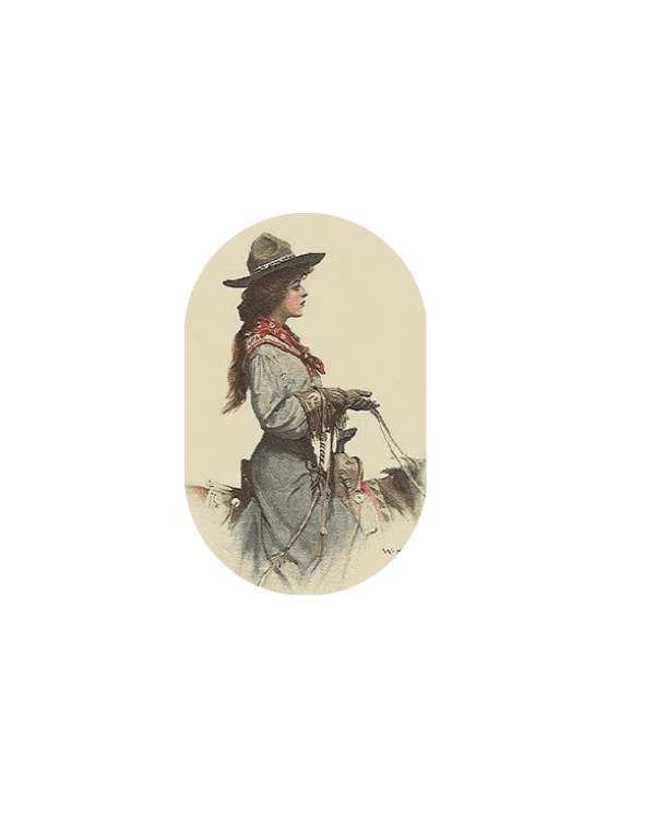 Vintage Cowgirl 1C  Necklace